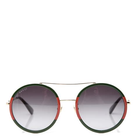 green gucci circle glasses